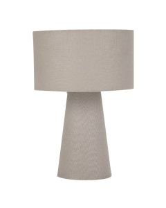 Cone - Grey Fabric Table Lamp or Bedside Light