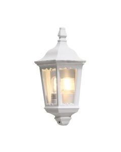 Konstsmide - Firenze - 7229-250 - White Outdoor Half Lantern Wall Light
