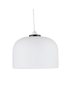Victoria - Black with Frosted Glass Easy Fit Pendant Shade