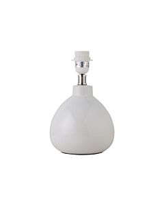 Tuscan - White Ceramic Table Lamp Base Only for 25cm Diameter Shade