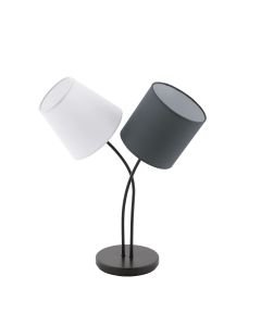 Eglo Lighting - Almeida - 95194 - Black White 2 Light Table Lamp