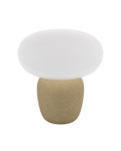 Eglo Lighting - Cahuama - 99824 - Brown White Glass Ceramic Table Lamp