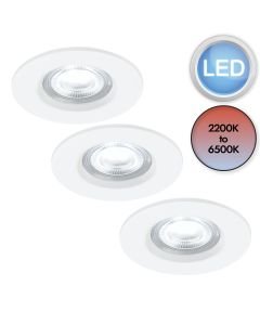 Nordlux - Don Smart 3-Kit - 2210500001 - LED White IP65 Bathroom Recessed Ceiling Downlight