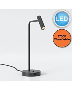Astro Lighting - Enna - 1058210 - LED Black Task Table Lamp