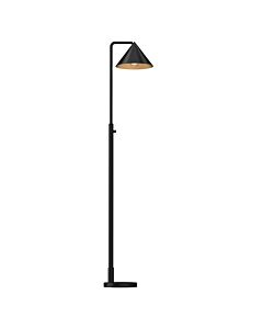 Elstead Lighting - Remyck - ALM-REMYCK-FL-BK - Black Floor Reading Lamp