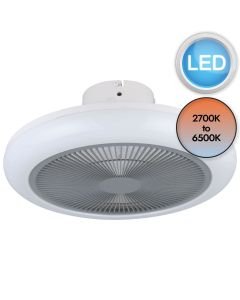 Eglo Lighting - Kostrena - 35138 - LED White Grey 3 Light Ceiling Fan