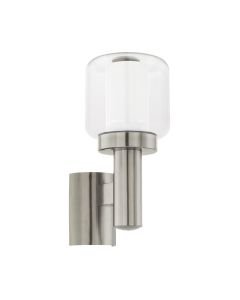 Eglo Lighting - Poliento - 95016 - Stainless Steel Clear Glass IP44 Outdoor Wall Light