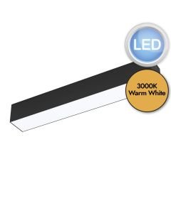 Eglo Lighting - Salitta - 900261 - LED Black White IP65 Outdoor Ceiling Flush Light
