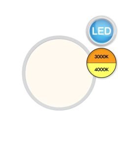 Nordlux - Oja 29 IP20 3000/4000K - 2210606101 - LED Matt White Flush Ceiling Light