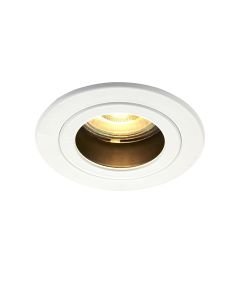 Saxby Lighting - Cast - 81573 - White Fixed Anti Glare Recessed Ceiling Downlight