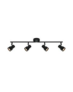 Nordlux - Boston - 2512380103 - Black 4 Light Ceiling Spotlight