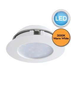 Eglo Lighting - Pineda - 95887 - LED White IP44 Bathroom Recessed Ceiling Downlight