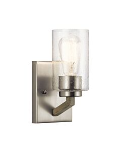 Kichler Lighting - Deryn - KL-DERYN1-DAG - Distressed Grey Clear Seeded Glass Wall Light