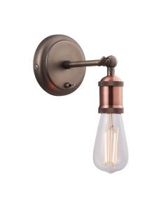 Endon Lighting - Hal - 76338 - Antique Pewter Aged Copper Spotlight
