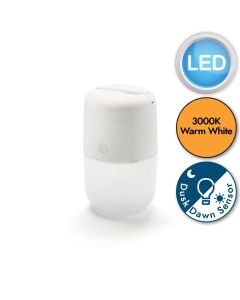 Konstsmide - Assisi - 7805-202 - LED White IP44 Solar Outdoor Portable Lamp