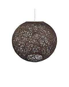 Abaca - Brown 10" Globe Ceiling Light Shade