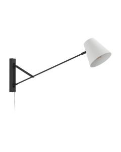 Eglo Lighting - Forcadet - 900865 - Black Grey Plug In Reading Wall Light
