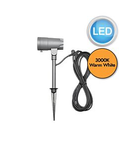 Konstsmide - Andria - 7475-370EE - LED Dark Grey IP44 Outdoor Spike Light