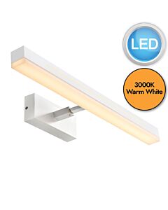 Nordlux - Otis 60 - 2015411001 - LED White IP44 Bathroom Strip Wall Light