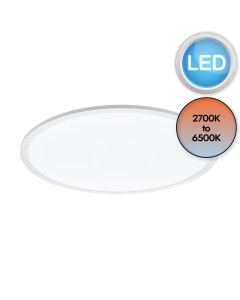 Eglo Lighting - Sarsina-A - 98209 - LED White Flush Ceiling Light