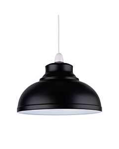 Dome - Black Easy Fit Metal Pendant Shade
