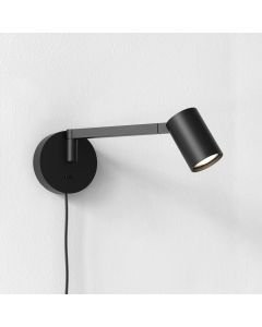 Astro Lighting - Ascoli - 1286138 - Black Swing Plug In Plug In Reading Wall Light
