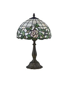 Trent - Tiffany Floral 47cm Table Lamp