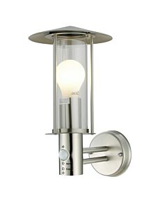 Treviso - Brushed Stainless Steel Motion Sensor Outdoor Security Light