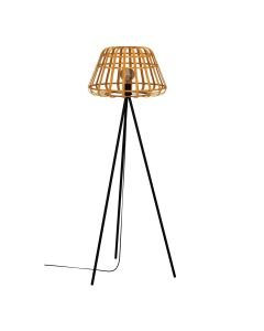 Eglo Lighting - Montezuelo - 390155 - Black Wood Tripod Floor Lamp