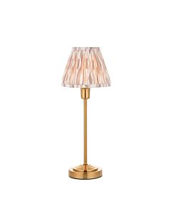 Endon Lighting - Rise - 121014 - Vintage Brass Neutral Table Lamp With Shade