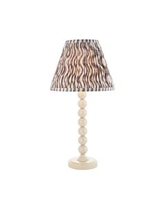 Endon Lighting - Higgledy & Ripple 25cm - 114685 - White Grey Table Lamp With Shade