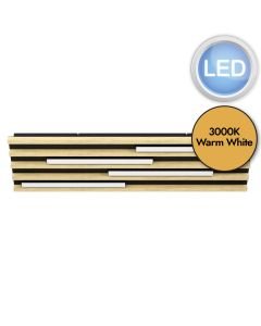 Eglo Lighting - Marreira - 39899 - LED Black Wood 4 Light Wall Washer Light