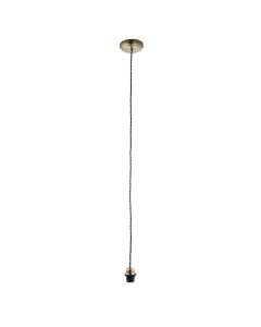 Endon Lighting - Cable Set - 61809 - Antique Brass Ceiling Pendant Light
