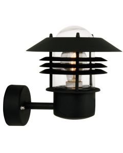 Nordlux - Vejers - 25091003 - Black Clear Glass IP54 Outdoor Wall Light