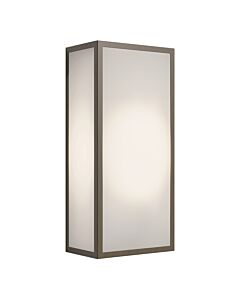 Astro Lighting - Messina 160 Frosted II 1183026 - IP44 Bronze Wall Light