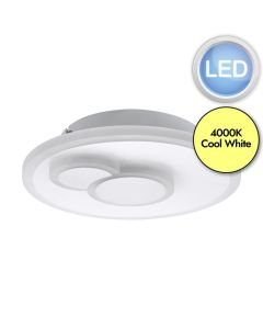 Eglo Lighting - Cadegal - 33942 - LED White Flush Ceiling Light