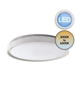 Eglo Lighting - Seluci - 99779 - LED White 4 Light Flush Ceiling Light