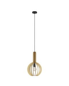 Eglo Lighting - Velasco - 900151 - Black Maple Wood Ceiling Pendant Light