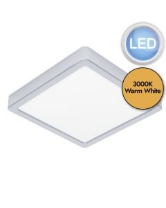 Eglo Lighting - Fueva 5 - 900651 - LED Chrome White IP44 Bathroom Ceiling Flush Light