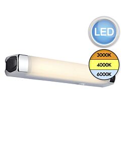 Saxby Lighting - Jude CCT - 113573 - LED Chrome IP44 Bathroom Strip Wall Light