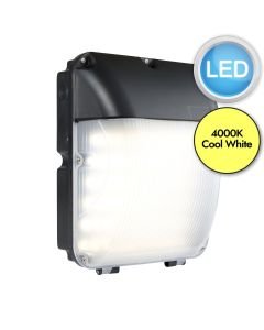 Saxby Lighting - Lucca - 67176 - LED Black Opal IP65 Outdoor Bulkhead Light