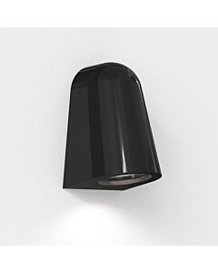 Astro Lighting - Mast Light - 1317022 - Black Clear Glass Ceramic IP44 Outdoor Wall Washer Light
