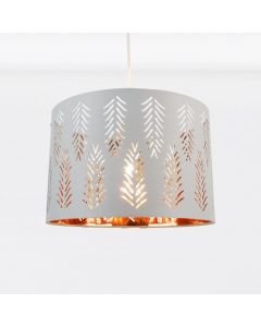 Spruce Grey Cut Out Shade with Copper Inner