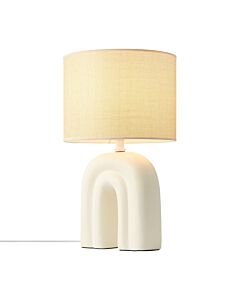 Nordlux - Haze - 2412705009 - Beige Natural Ceramic Table Lamp With Shade