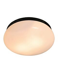 Nordlux - Foam - 2210126003 - Black White 2 Light IP44 Bathroom Ceiling Flush Light