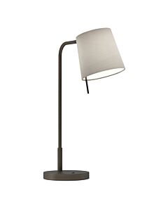 Astro Lighting - Mitsu - 5018033 & 1394010 - Bronze Black Oyster Table Lamp With Shade