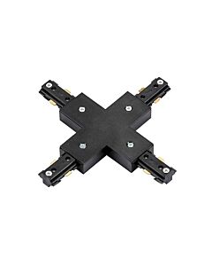 Saxby Lighting - 71895 - Black Track X Connector Component