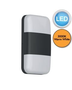 Elstead Lighting - Lars - LARS - LED Black White IP65 Outdoor Wall Washer Light