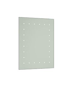 Battery Operated LED Illuminated Bathroom 60cm Dot Rectangular Mirror
