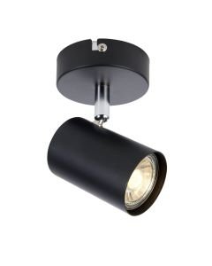 Saxby Lighting - Arezzo - 101333 - Black Chrome Ceiling Spotlight
